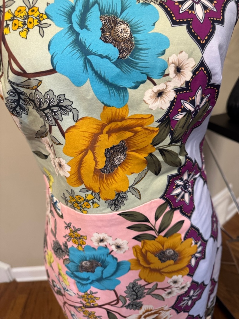 Anthropologie Maeve Floral Midi Dress Size 8 pre-owned. - Picture 3 of 7